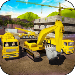 挖掘机快乐驾驶(改名我的小镇挖掘机建造)游戏手机版
